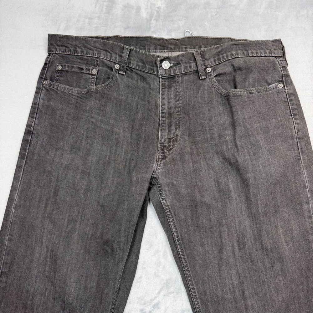 Levi's 559 Relaxed Straight Jeans Mens 38x32 Black Faded Black Denim 0626-0466 - Picture 7 of 13